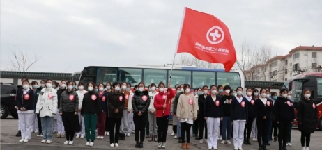 春暖花開，英雄歸來！葫蘆島市第二人民醫(yī)院支援綏中醫(yī)療隊凱旋而歸~